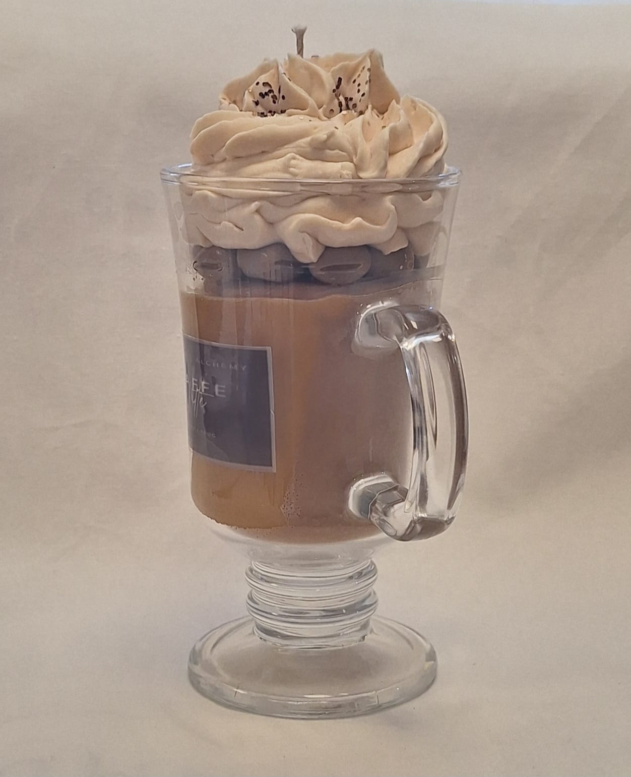 Café latte candle